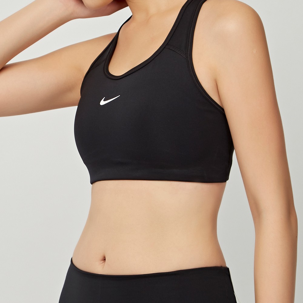 Nike swoosh bra pad 女款 黑色 中度 支撐 跑步 健身 運動 內衣 BV3637-010