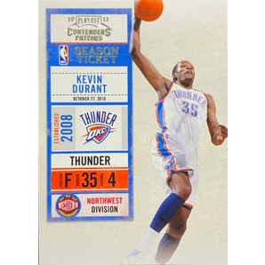 PANINI CONTENDERS PATCHES KEVIN DURANT 球票卡