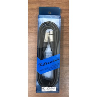 STANDER MC-200/5M 35公尺 下標處 黑色 麥克風線 XLR