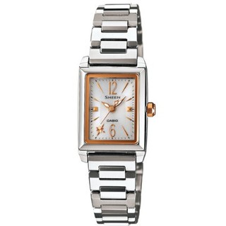 CASIO SHEEN Cruise Line 低調奢華水晶玻璃腕錶 SHE-4503SBD-7A