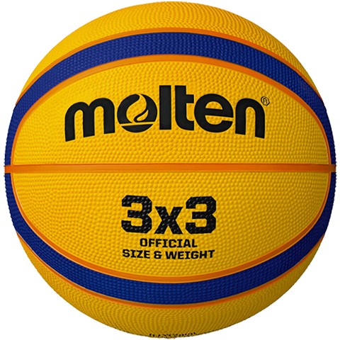 便宜運動器材MOLTEN B33T2000 橡膠6號籃球 奧運籃球指定廠牌  三對三比賽用球 六號球的大小七號球的重量