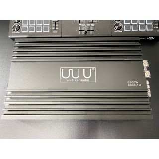 WUDI 6800W 車用單聲道擴大機 D類大功率 重低音專用 汽車音響8808