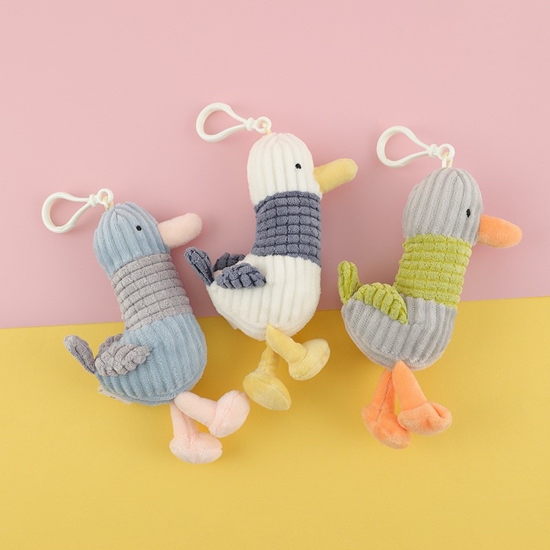 海鷗娃娃吊飾 玩偶吊飾 掛件 加油鴨 鑰匙圈