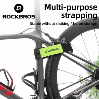 Rockbros 自行車行李繃帶多功能可調節尼龍折疊自行車固定繩自行車配件腳踏車