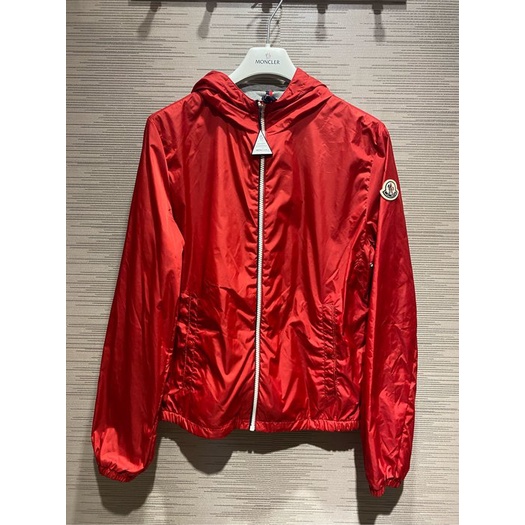 moncler Urville 防水 風衣外套 紅