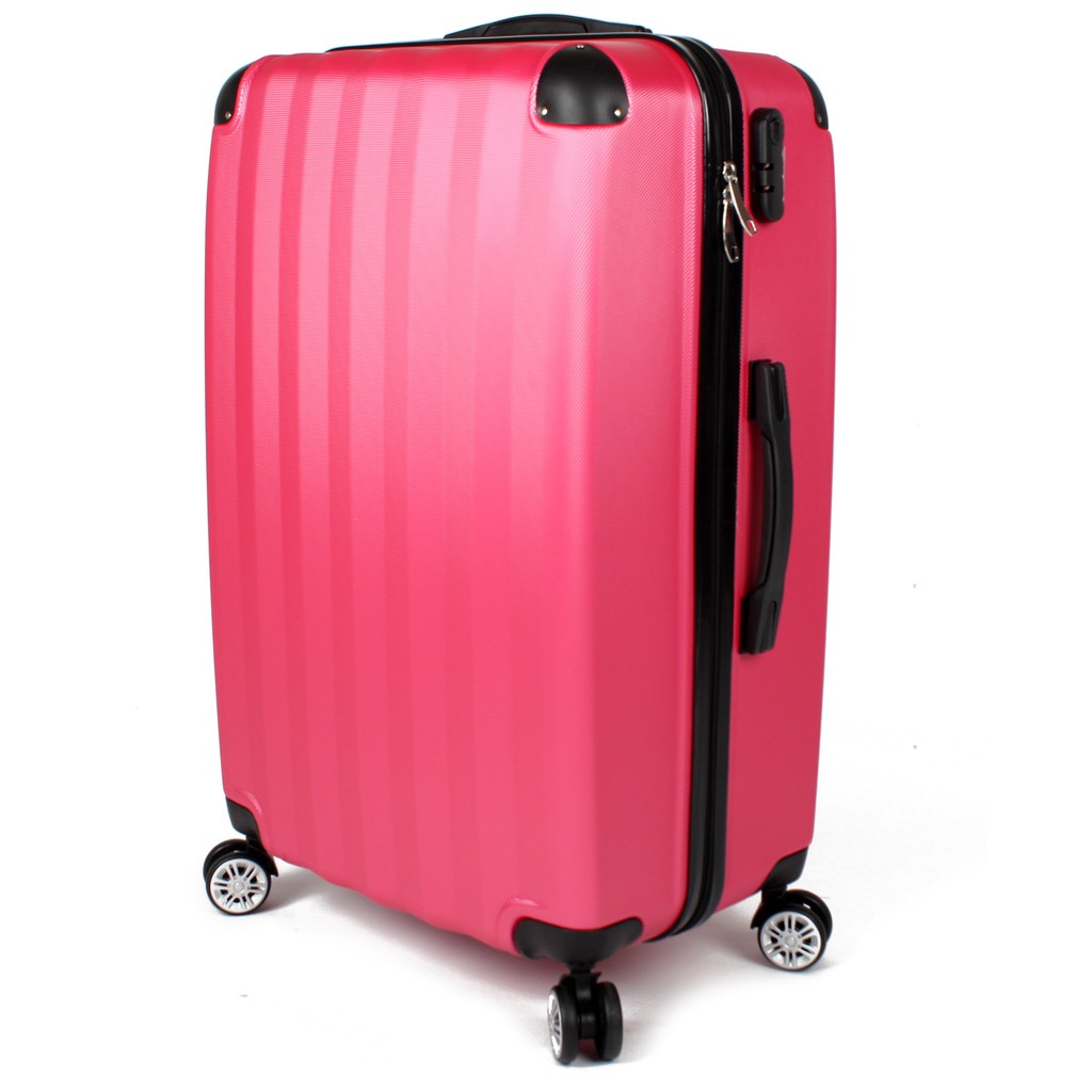 到處去旅行 兩入組 護角ABS超輕量20+24吋行李箱