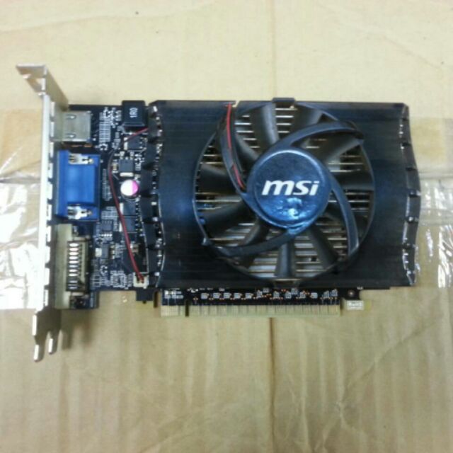 中古良品 msi 微星 pcie顯示卡/n630gt-md4gd3/4g d3/128bit