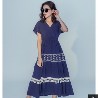 全新-帕妃pufii波希米亞露營度假風穿搭長裙連身裙洋裝套裝