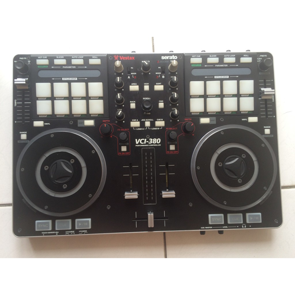 Vestax VCI-380 Serato DJ控制器 黑色