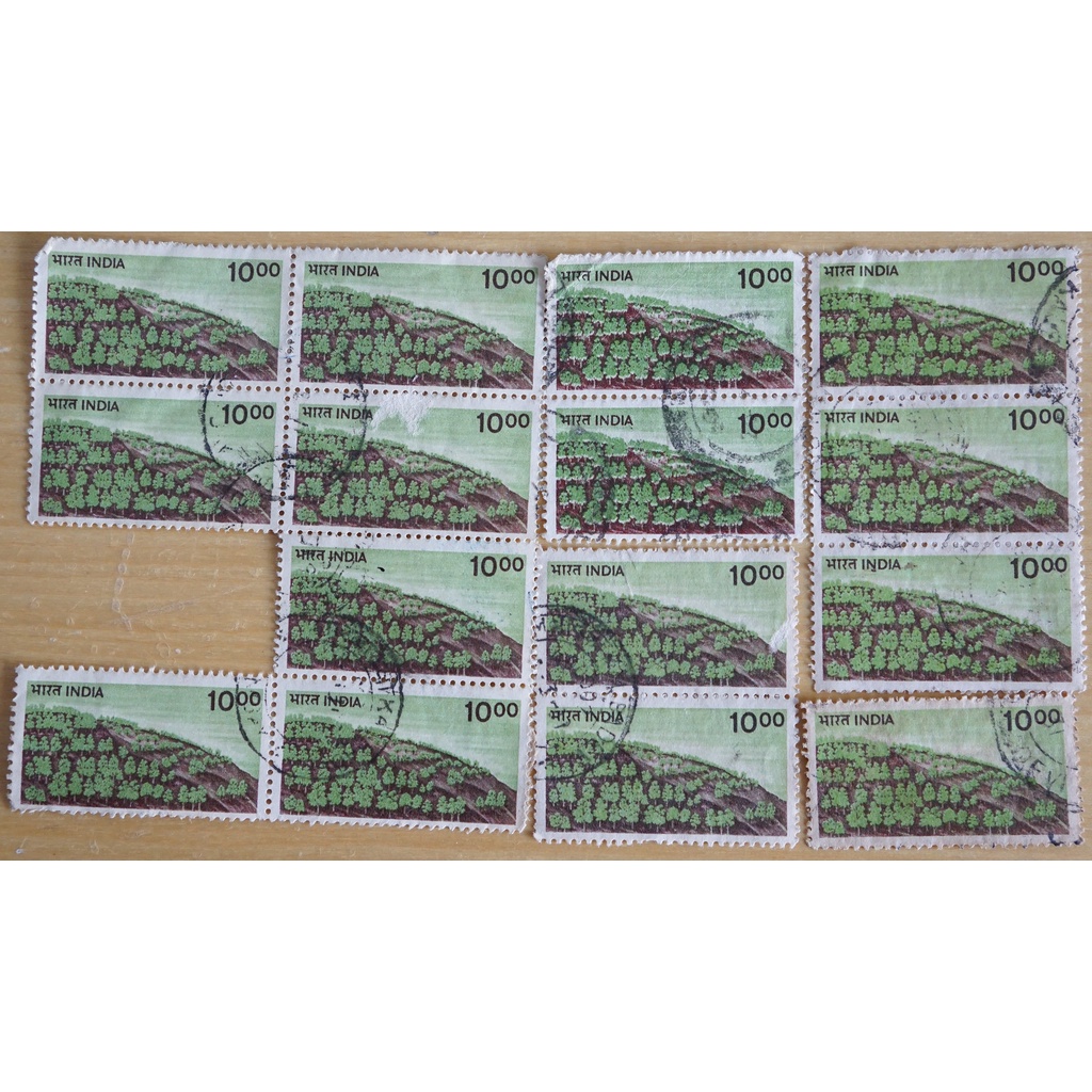 印度舊票-樹林 (單張出售)