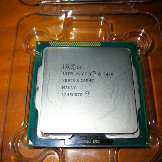 Intel i5 3470 1155腳位 含原廠風扇