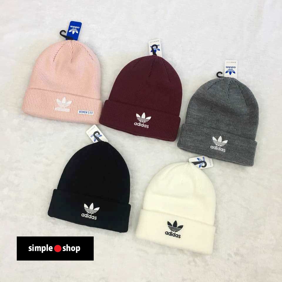【Simple Shop】Adidas Originals 毛帽 三葉草 毛帽 保暖 針織帽 ADIDAS 毛帽 男女款