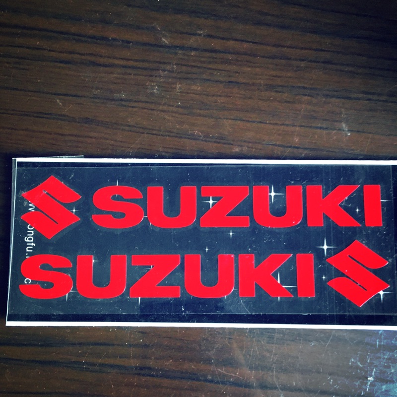 「超優惠」SUZUKI機車造型貼紙 特價：20元