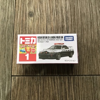 底特律車庫 多美小汽車 No.1 Nissan Skyline GTR R34 警車