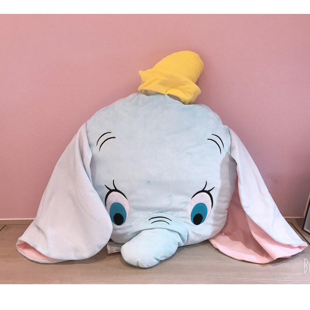 《羊咩咩的店》日本景品 迪士尼Disney 小飛象Dumbo娃娃 玩偶 靠枕 (大耳超療愈) 收藏 生日禮物 交換禮物