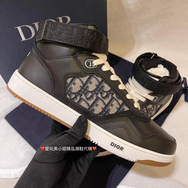 DIOR 迪奧 男款 B27 高筒老花運動鞋 👟