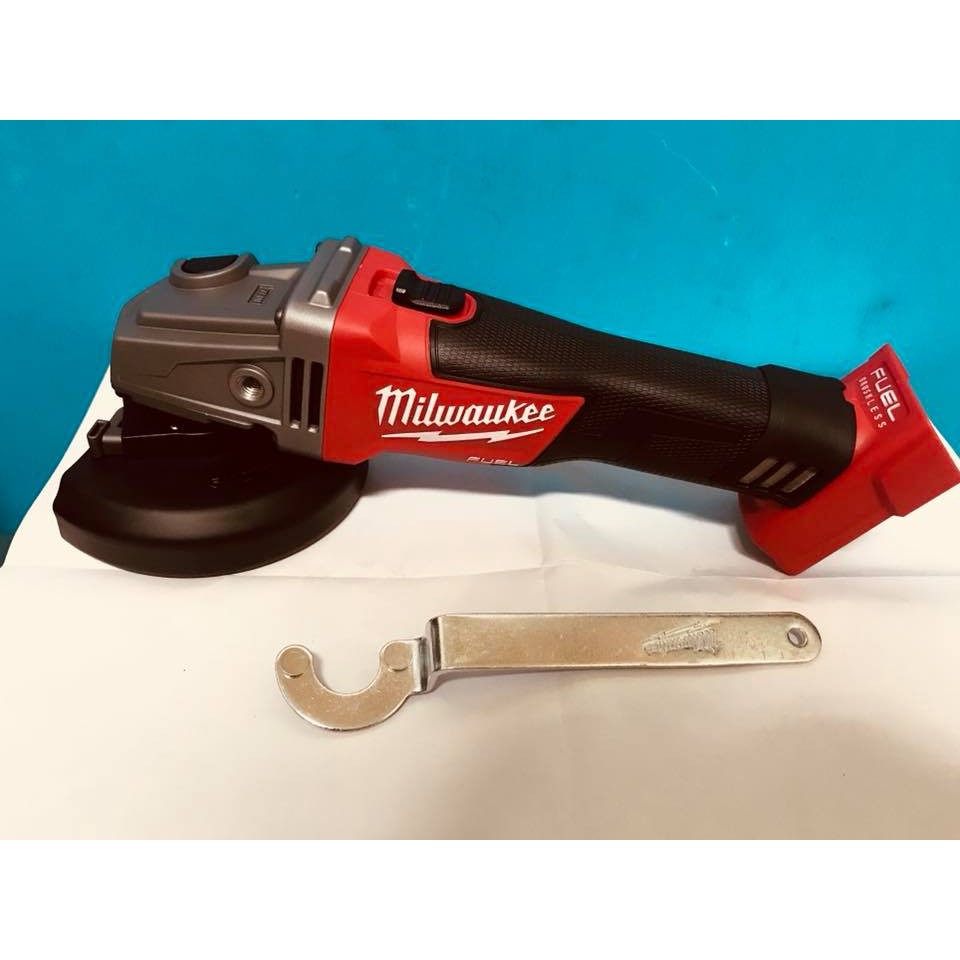 (二手中古外匯) 全新 Milwaukee 18V無碳刷(單機)5吋 米沃奇 砂輪機M18CAG125X-0