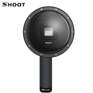 Gopro hero5水面鏡頭罩 5代魚眼水面罩 可拆卸防水殼適用原裝