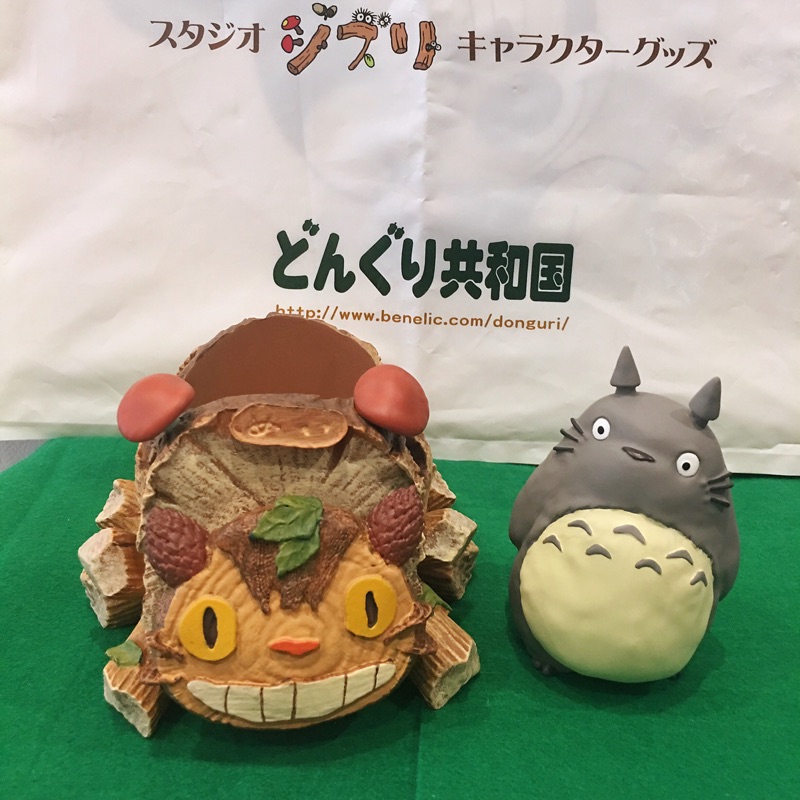 ［日本宮崎駿正版商品］花器 龍貓和森林的貓巴士