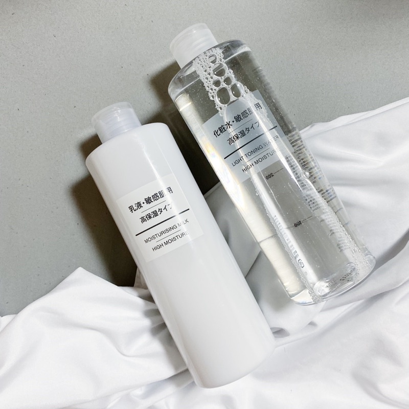 [ 合售 ］MUJI 無印良品 敏感肌化妝水400ml+乳液400ml（保濕型）