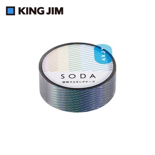 KING JIM Hitotoki Soda透明PET卷狀膠帶/ 15MM/ 棱鏡/ CMT15-011 eslite誠品