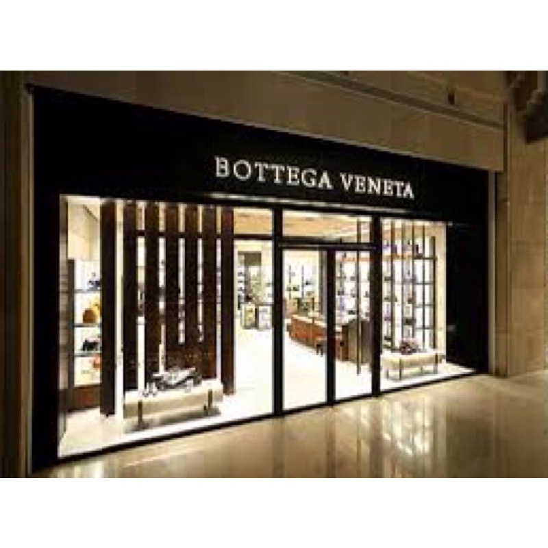正品專櫃購入BV BOTTEGA VENETA 經典皮革手工編織釦式機能多卡零錢長夾 深咖啡色