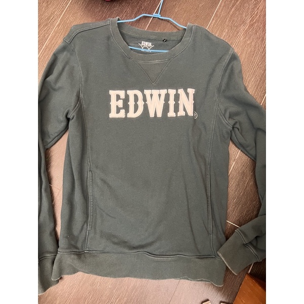 Edwin 愛德恩 經典 大logo設計長袖T恤上衣大學T