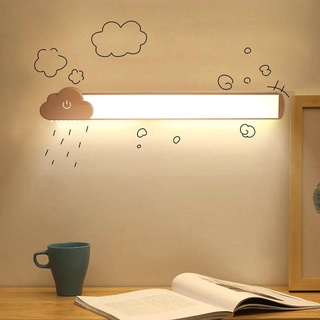 【臺灣現貨】創意宿捨神器燈管led充電護眼學生學習專用臺燈寢室ed酷斃燈檯燈