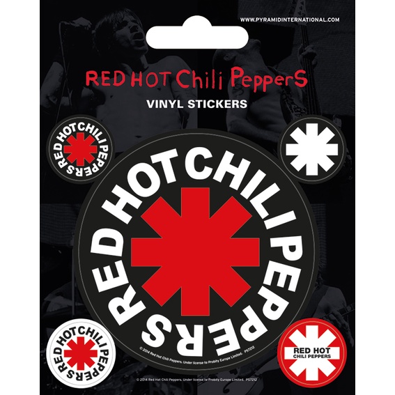 Red Hot Chili Peppers 嗆辣紅椒  英國進口貼紙組