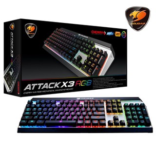 COUGAR 美洲獅 ATTACK X3 RGB (英文版)電競專用機械式鍵盤
