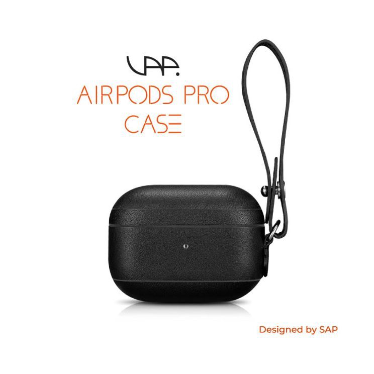 全新〈VAP〉Airpods Pro Nappa 真皮保護套 - 黑色 APPLE耳機套 保護套 Airpods 保護套