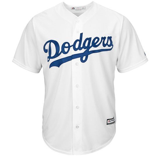 正品 MLB美國職棒 Majestic青年版 道奇 Los Angeles Dodgers 主場白色 棒球衣 無背號