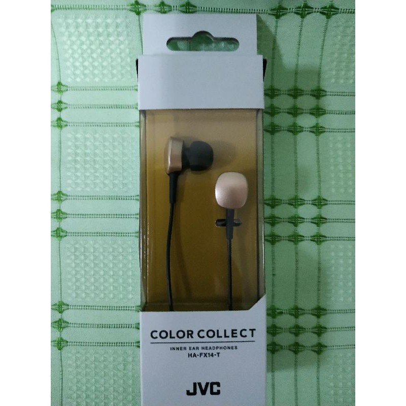 【全面出清】JVC HA-FX14-T入耳式霧感金屬耳機~股東紀念品專賣店