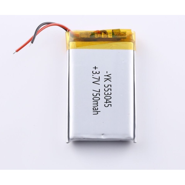 [光華商場現貨]553045聚合物鋰電池750mah 3.7V 美容儀器按摩儀器保溫杯鋰電池