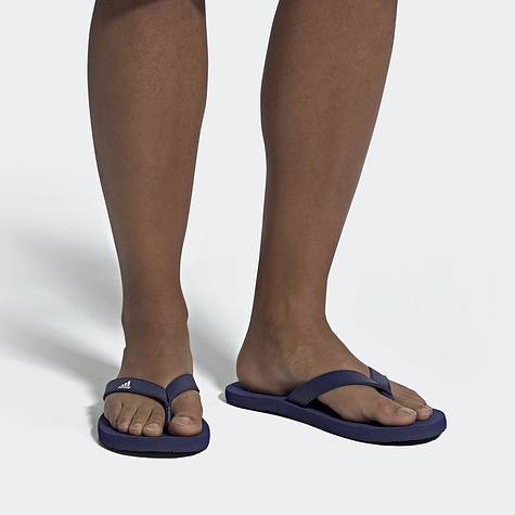 Dr.Shoes】藍F35028黑F35029 Adidas Eezay Flip-Flops男女款人字拖夾腳拖鞋| 蝦皮購物