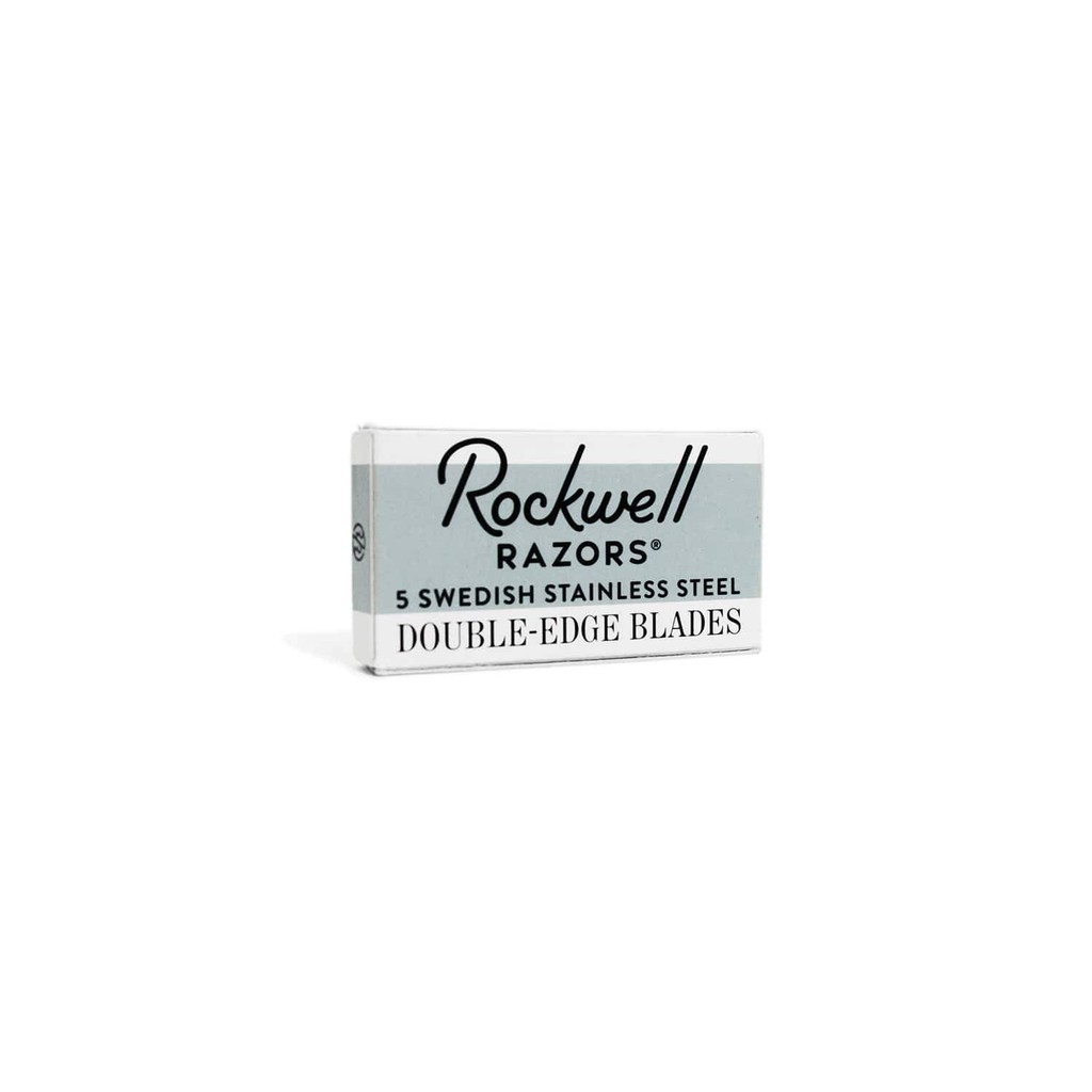 Rockwell 瑞典不銹鋼 雙刃安全刮鬍刀片 DE safety razor blade