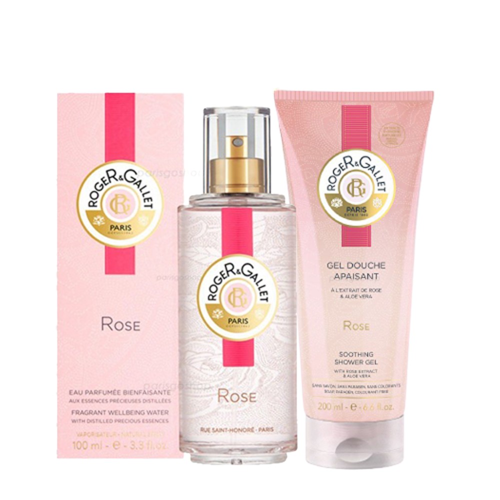 Roger Gallet 玫瑰情人禮: 淡香水100ml+香水沐浴乳200mlRNG0802