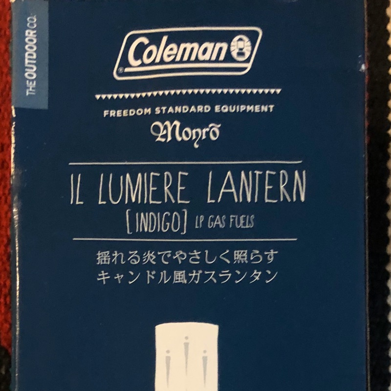 Coleman Indigo label 盧美爾瓦斯燭燈 CM31624