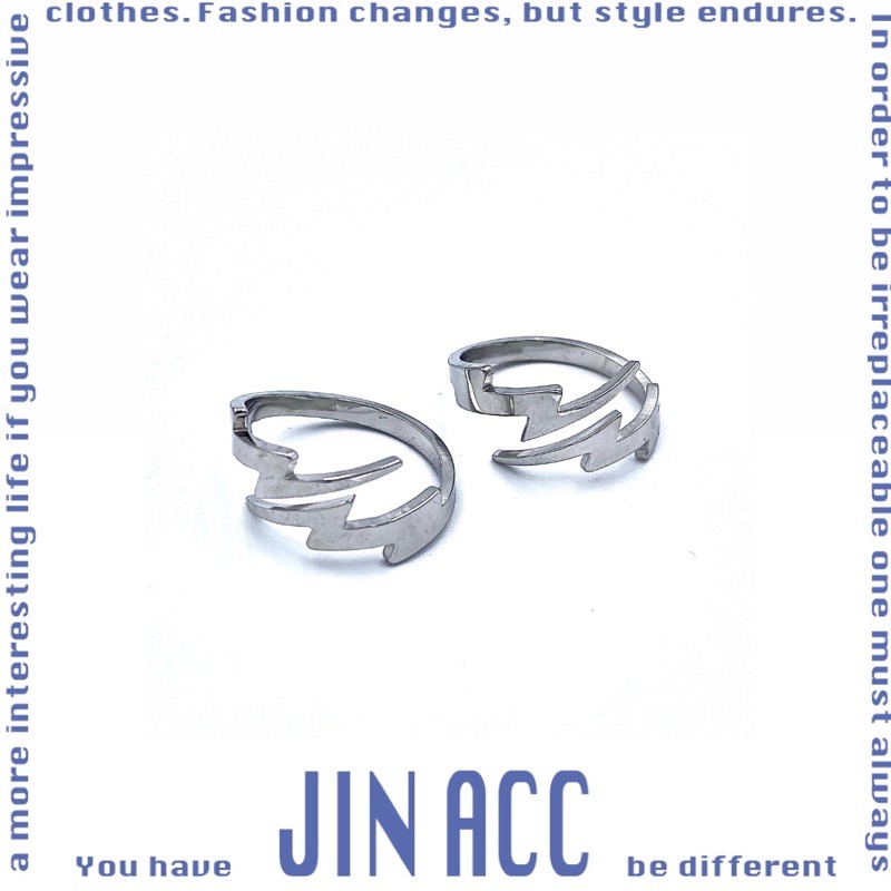 Jin Jin Select 盒裝平價飾品閃電戒指設計設計款飾品 蝦皮購物