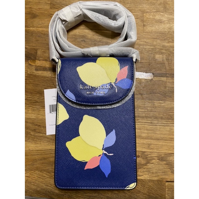 Kate spade藍檸檬手機包（喜歡就隨便賣😁）