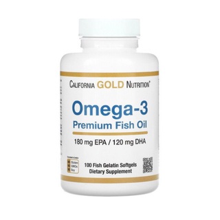 +樂活態度+ 美國CGN，Omega-3 優質魚油，180 EPA/120 DHA，100 粒膠囊
