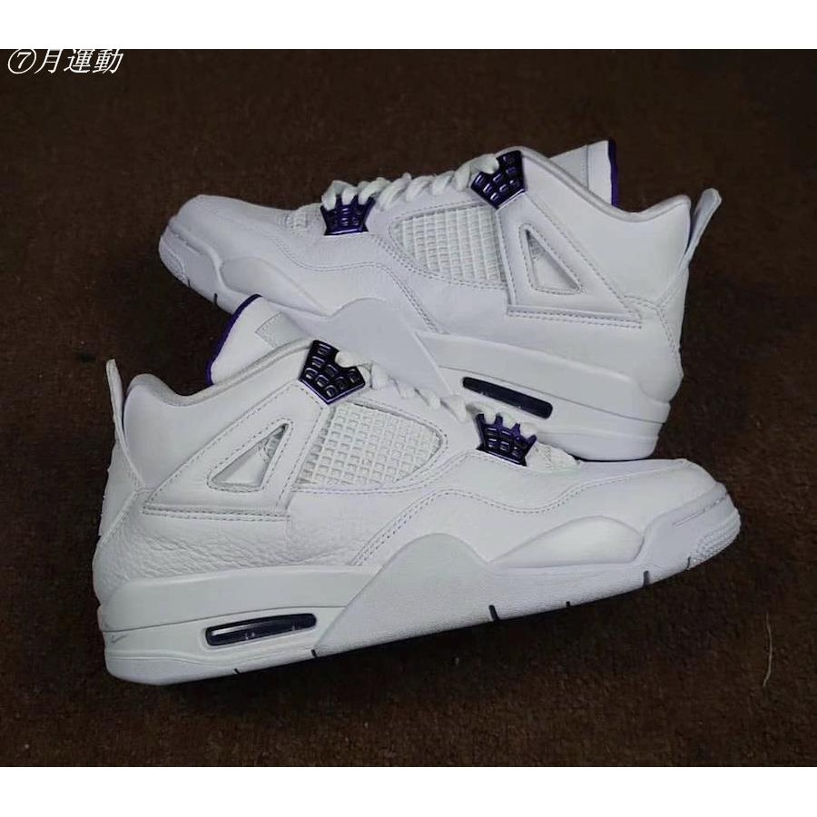 jordan 4 white purple