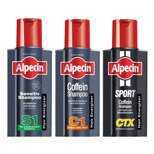 德國原裝【AlpeciN】咖啡因洗髮精C1 / 溫和敏感型S1 / 運動型CTX 250ml 洗髮露 ㊣♛吉吉商城♛