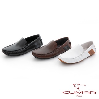 【CUMAR】樂活生活 手工縫線真皮開車鞋821-101