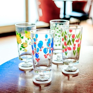 日本製 ADERIA 石塚硝子 復刻昭和時代 高腳玻璃杯 高臺杯 高腳杯 300ml (多款選)