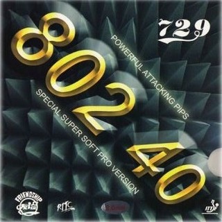 729膠皮 802-40短顆粒 顆粒大(千里達桌球網)
