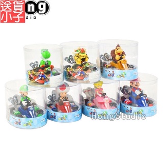 任天堂Switch 瑪利歐賽車8公仔 mario馬力歐迴力車玩具 超級馬裡奧 瑪莉歐兄弟 瑪麗歐交換聖~送貨小子