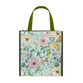 Sunny Bag 直式方形保冷袋-花與鳥