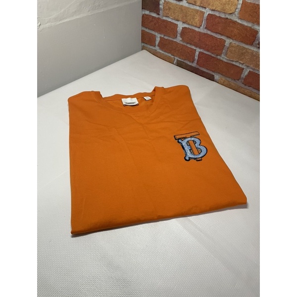 ［社子跳蚤]Burberry TB T-shirt Orange 博柏利 橘色 t恤 短袖