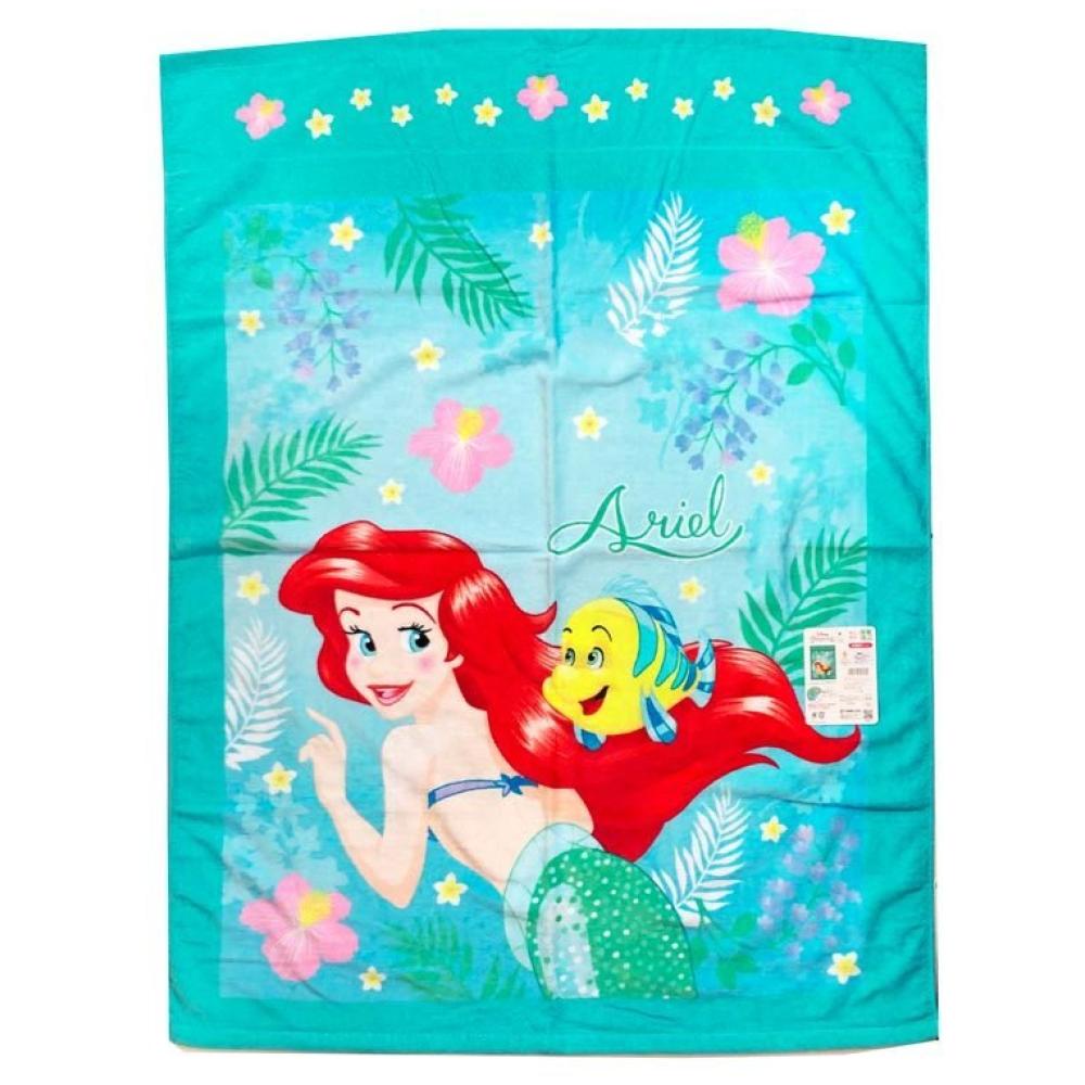 現貨 日本限量特價 最後一波 迪士尼 Disney 公主系列 小美人魚 抗菌吸水大浴巾 毛巾